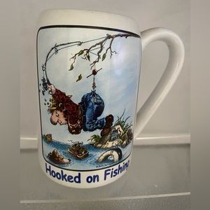 “Hooked on Fishing” Ceramic Mug: by Gary Patterson